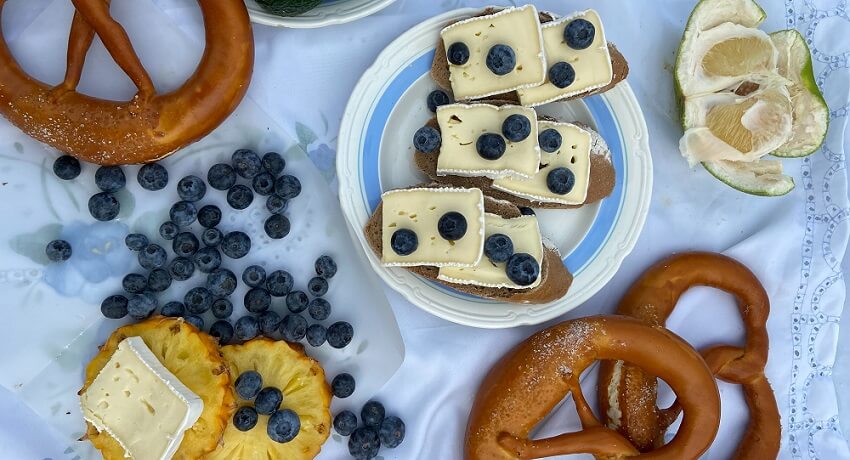 soft food at a picnic