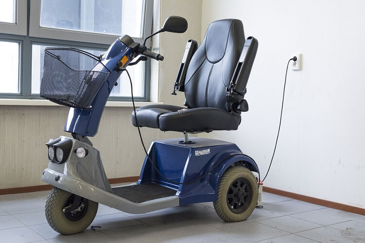 mobility scooter, a form of mobility aid